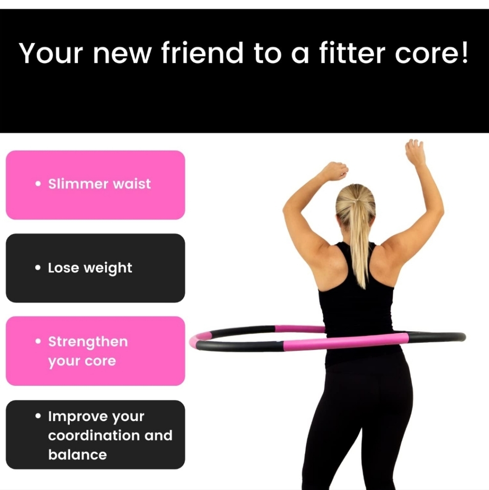 Exercise Weighted Hoop Adjustable Adult, exercise accesories.